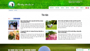 THIẾT KẾ WEBSITE SÂN TẬP GOLF ĐÀ NẴNG - DA NANG GOLF CLUB