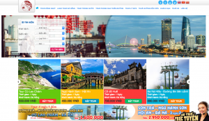 THIẾT KẾ WEBSITE CÔNG TY DU LỊCH GIÁ TRỊ THẬT