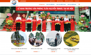 Thiết kế website công ty du lịch Tuấn Nguyễn