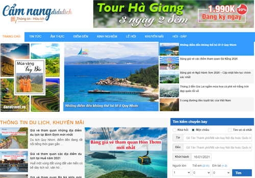 Cẩm nang thông tin du lịch