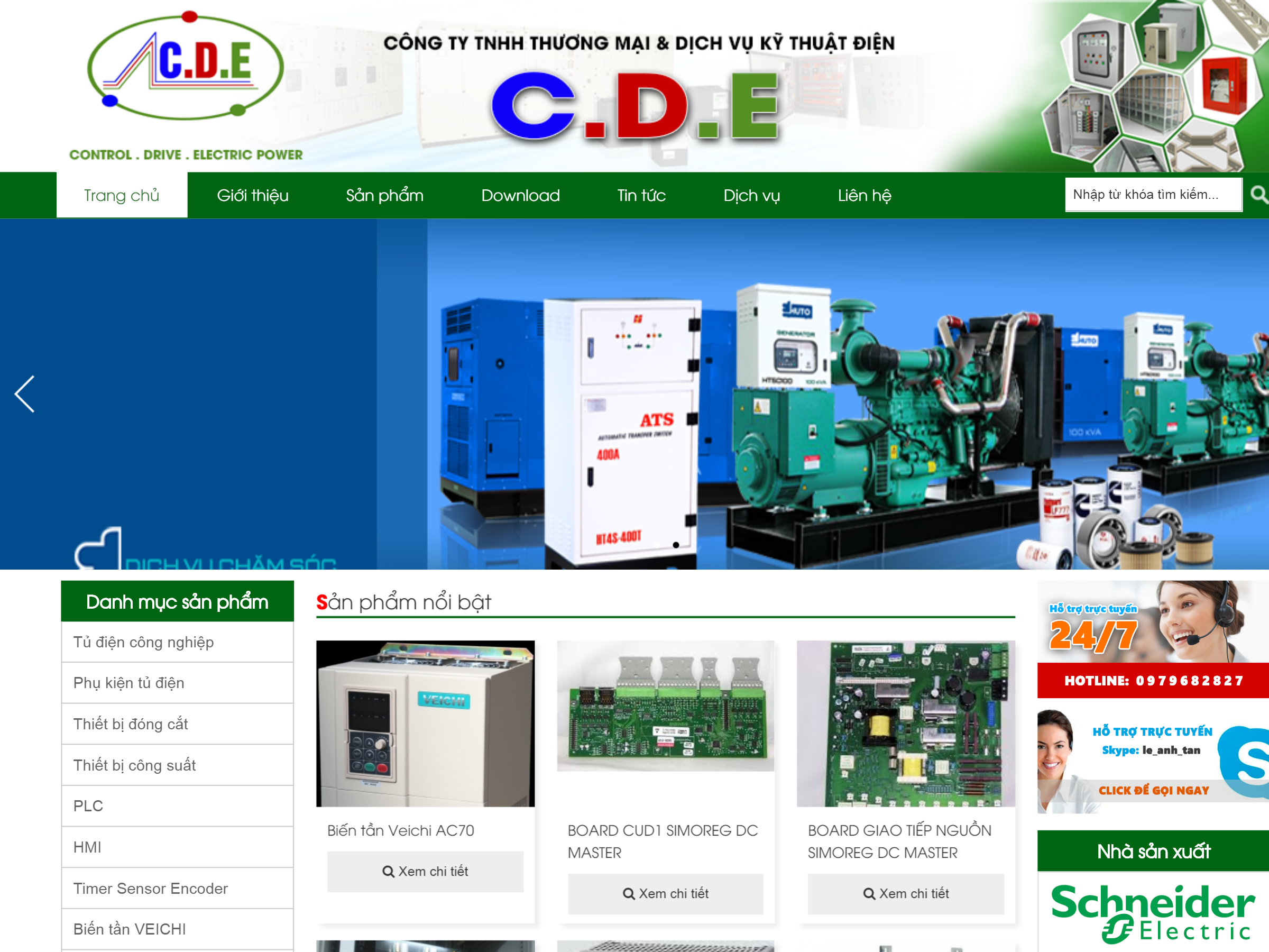 Công ty TNHH TM & DV kỹ thuật điện C.D.E