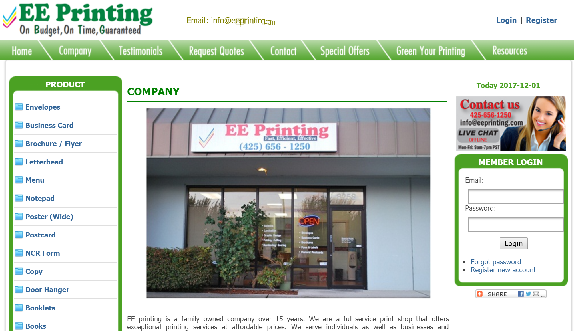 EE PRINTING - USA