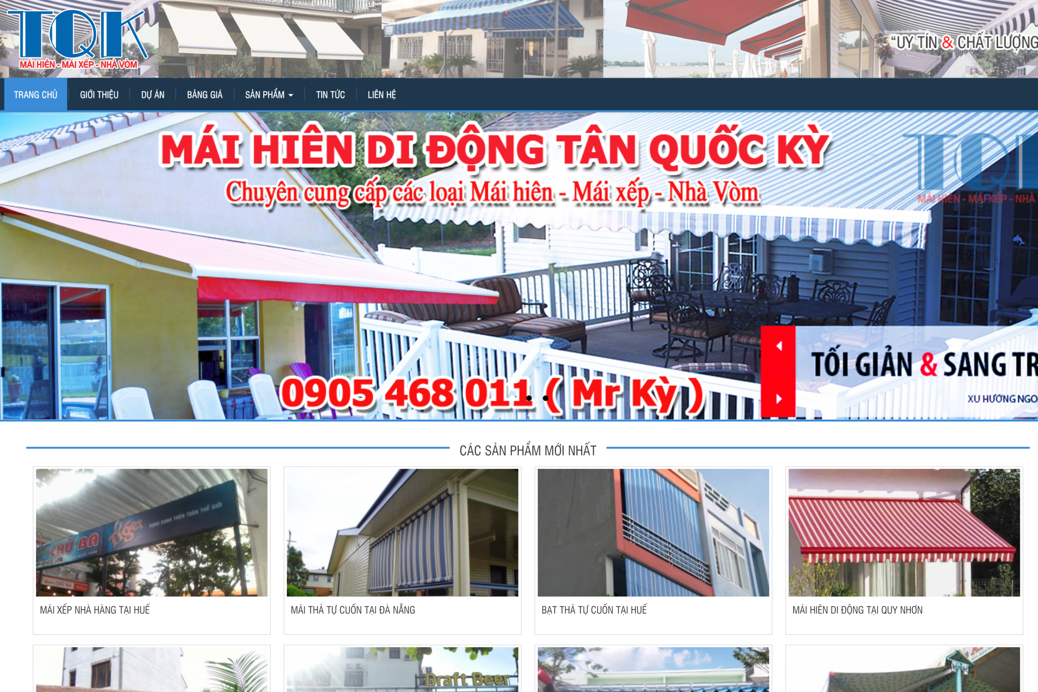 MÁI CHE DI ĐỘNG TẠI ĐÀ NẴNG