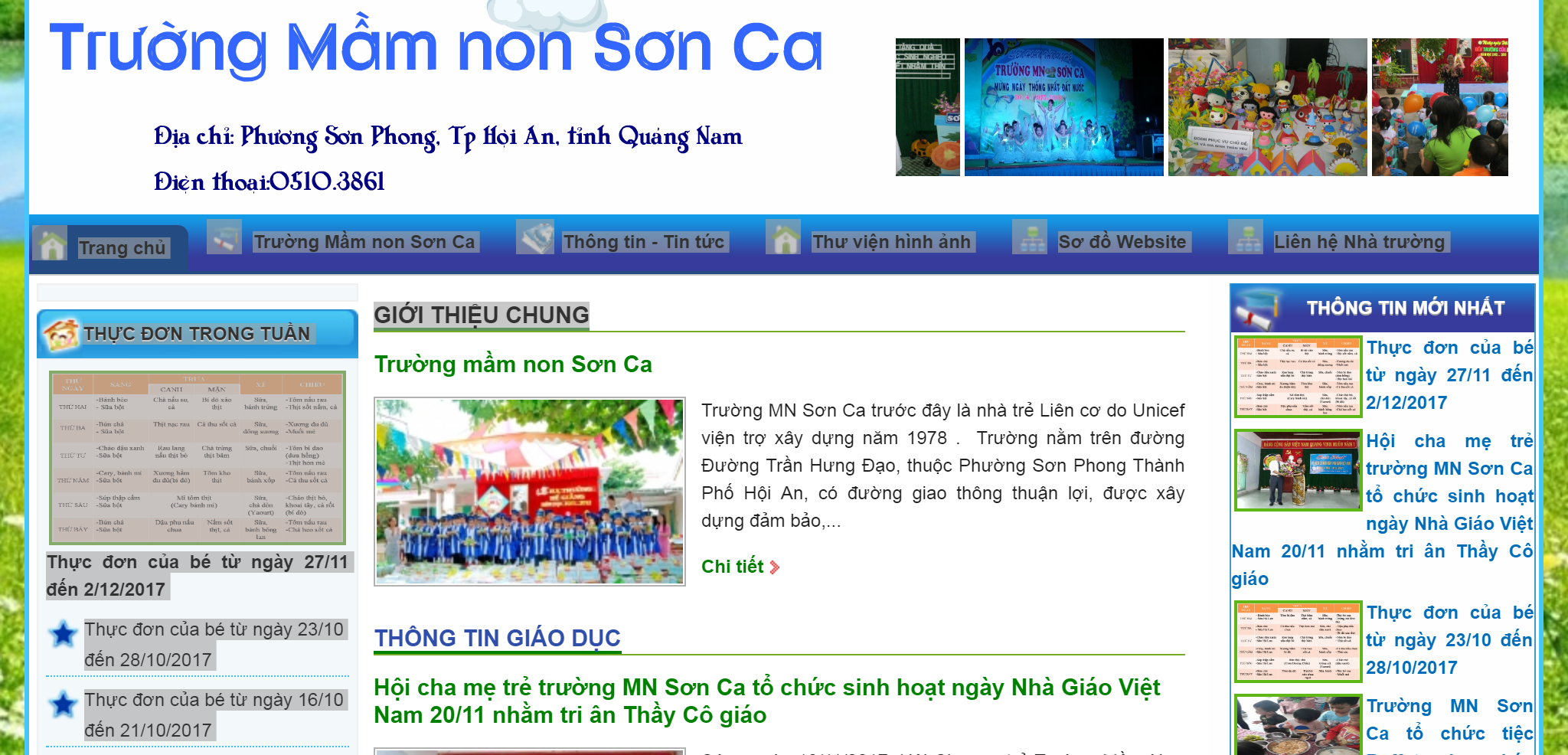 MẦM NON SƠN CA HỘI AN