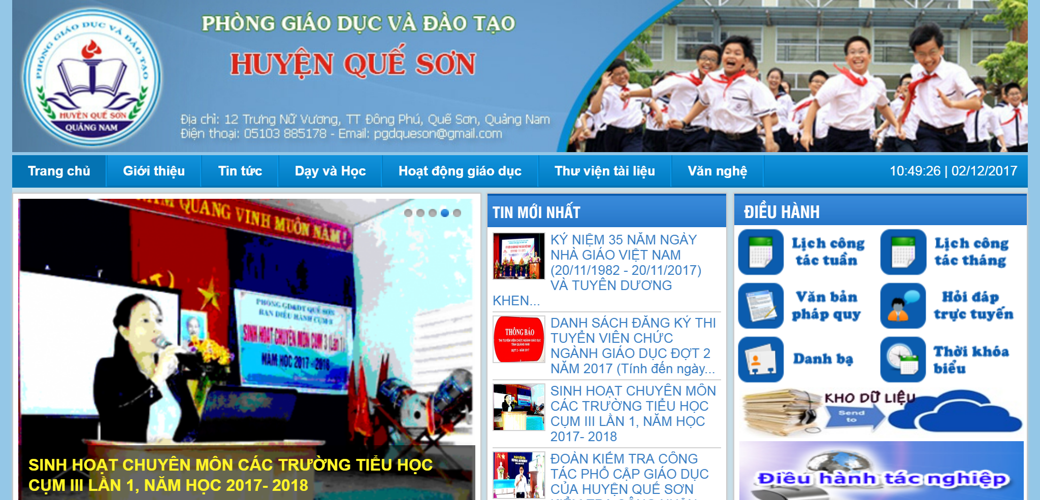 PHÒNG GD &ĐT QUẾ SƠN