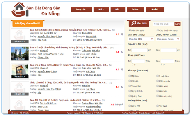 Sàn Giao Dịch BĐS Đà Nẵng