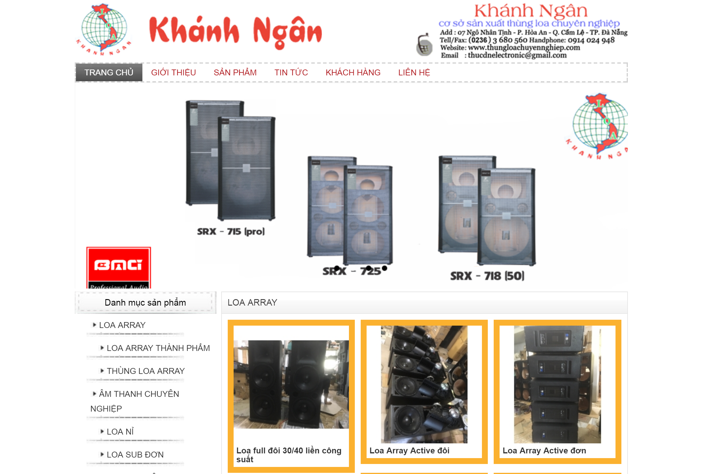 SẢN XUẤT THÙNG LOA CHUYÊN NGHIỆP KHÁNH NGÂN