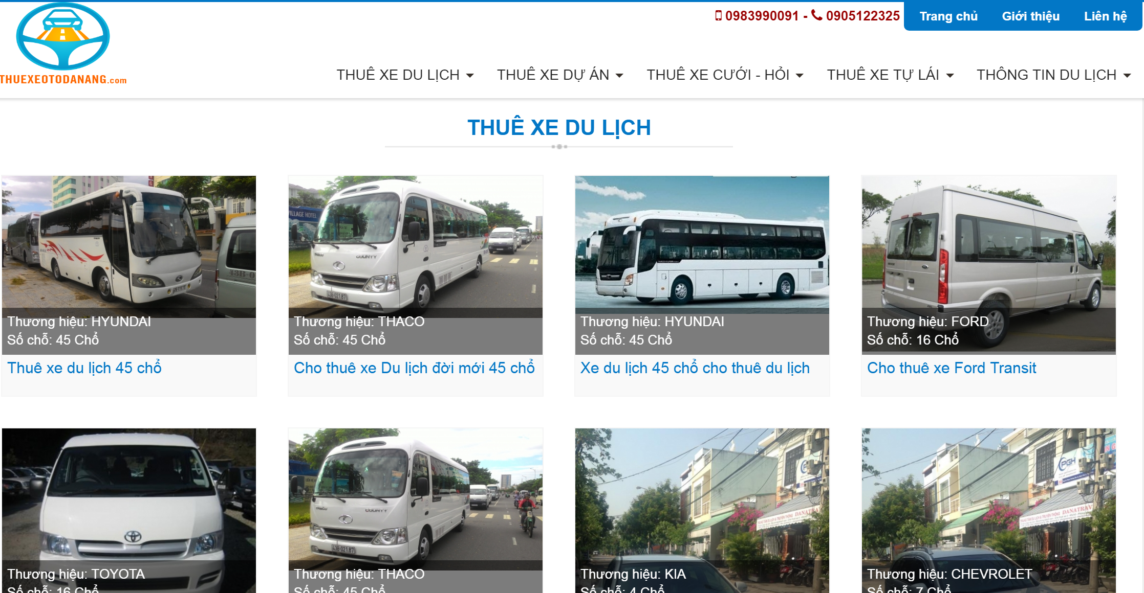 THUÊ XE ĐÀ NẴNG