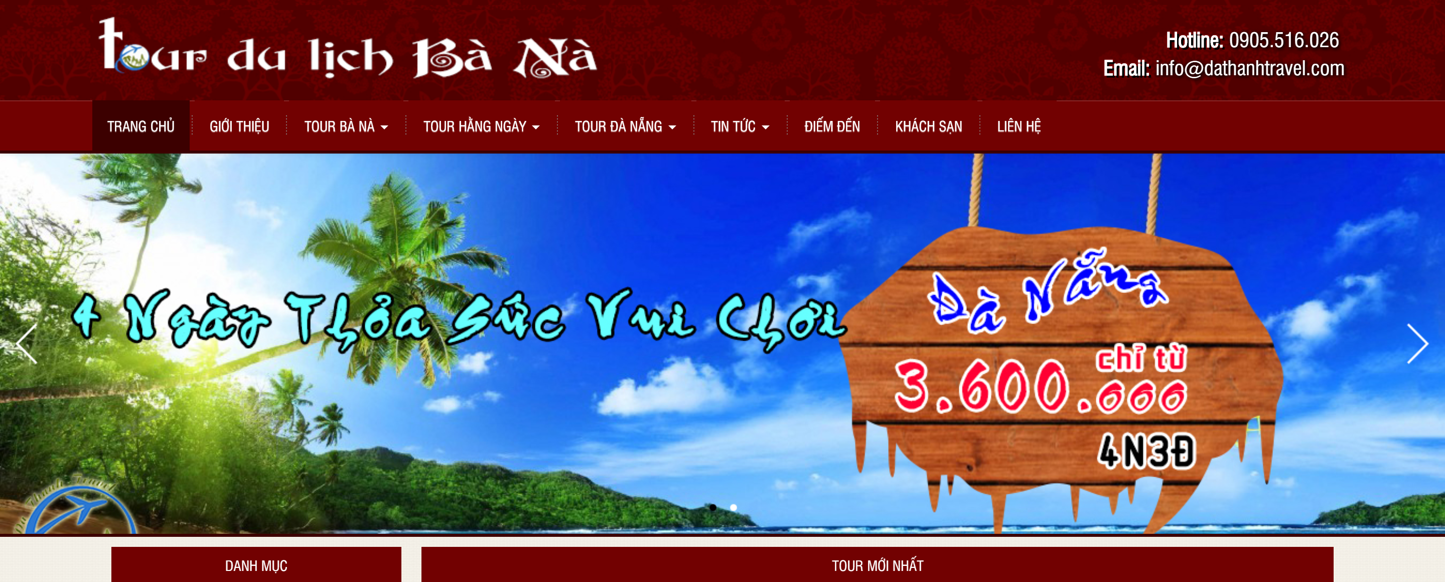 TOUR DU LỊCH BÀ NÀ