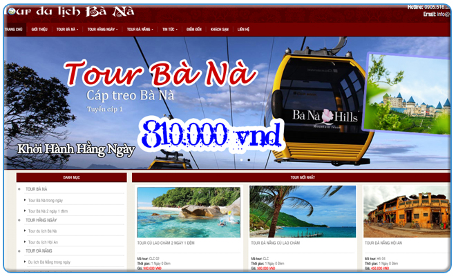 TOUR DU LỊCH BÀ NÀ