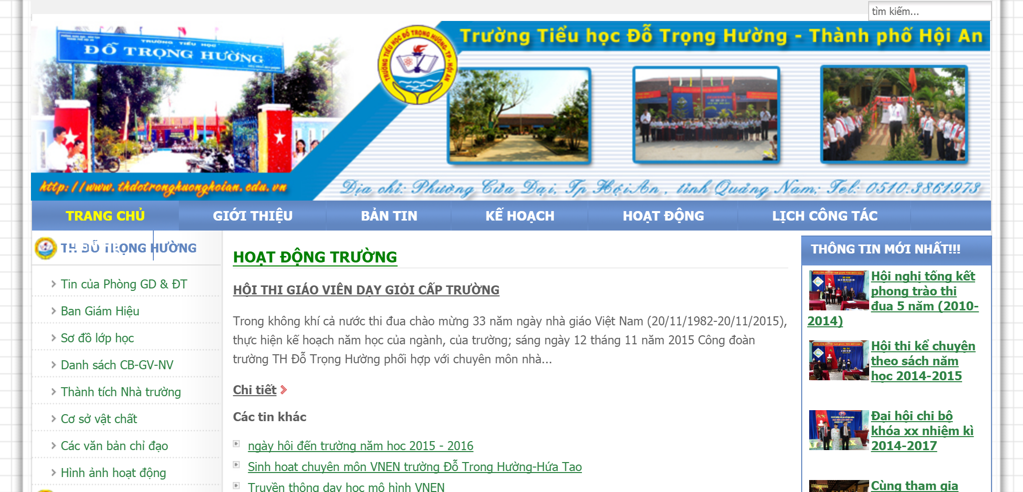 TRƯỜNG TH ĐỖ TRỌNG HƯỜNG