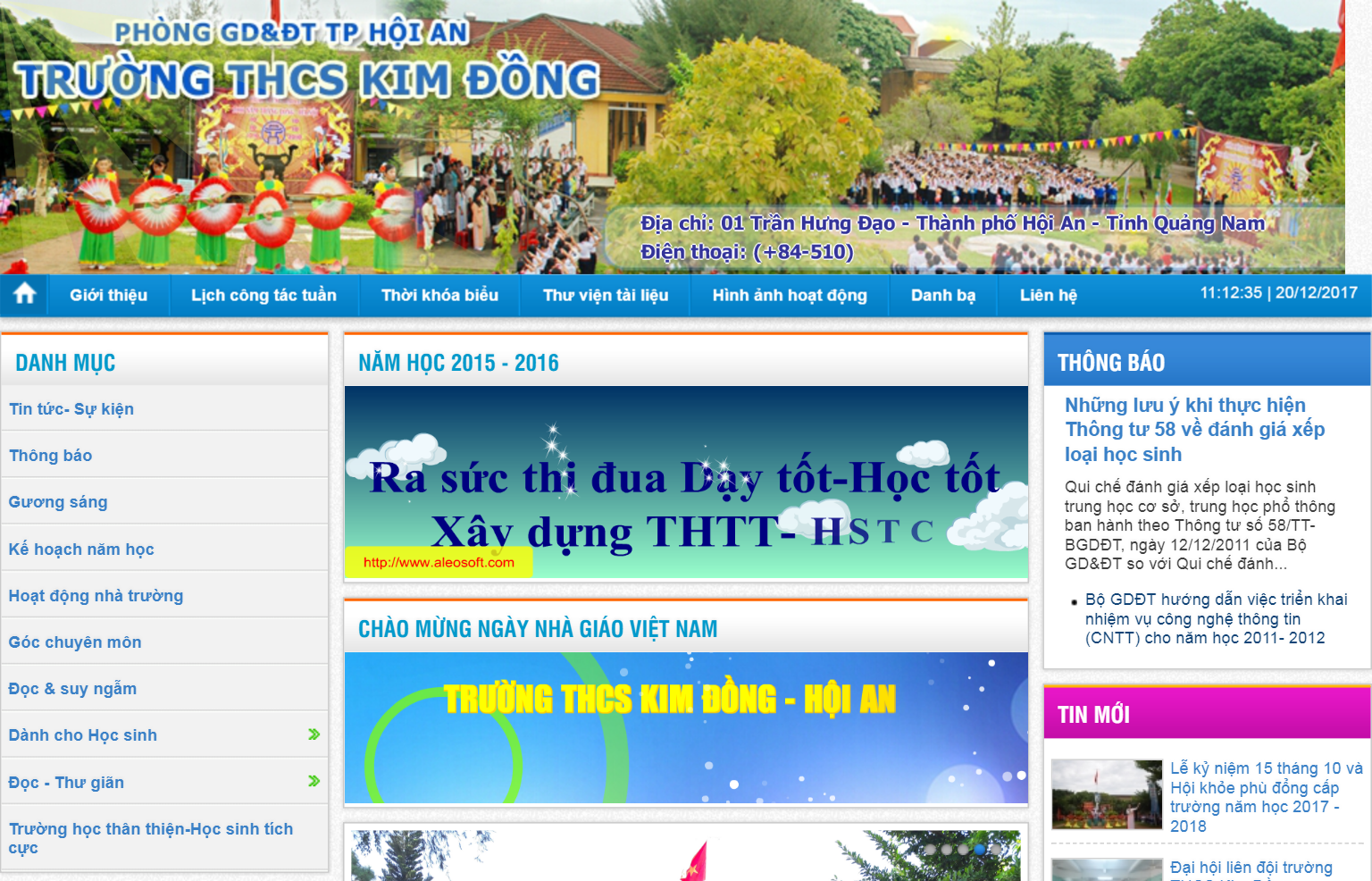 TRƯỜNG THCS KIM ĐỒNG