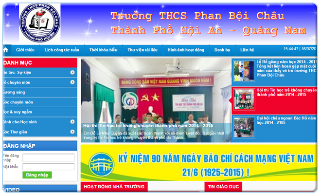 TRƯỜNG THCS PHAN BỘI CHÂU